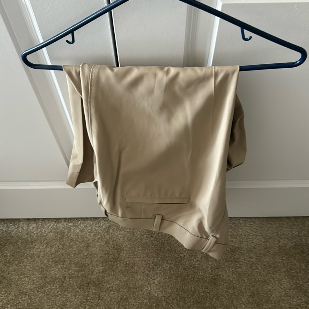 Haggar khaki dress pants. Straight fit.